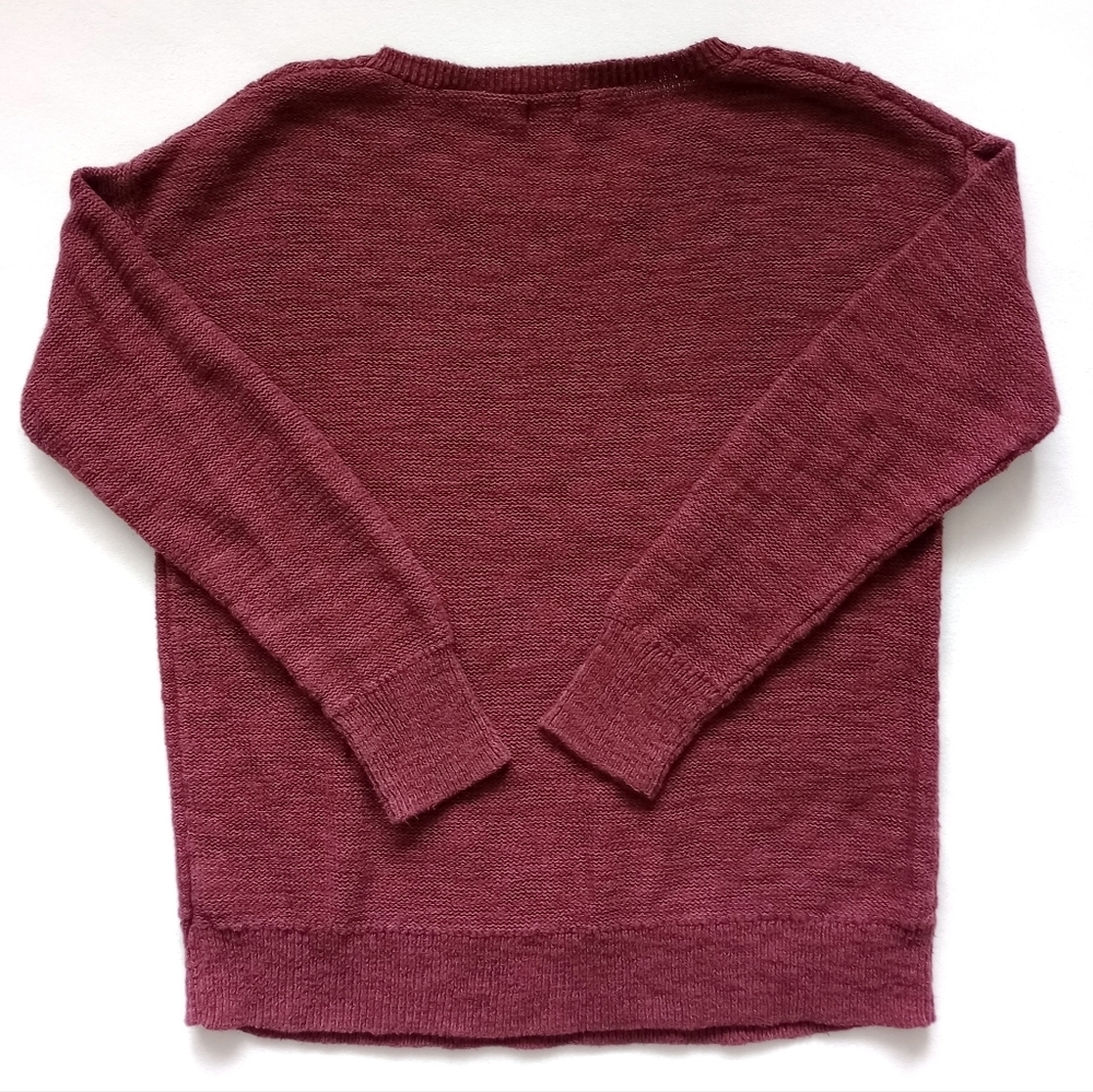 Mossimo▪️Maroon Scoop Neck Sweater - Picture 4 of 5